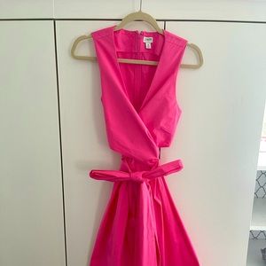 Cute ladies pink J Crew dress - perfect for summer